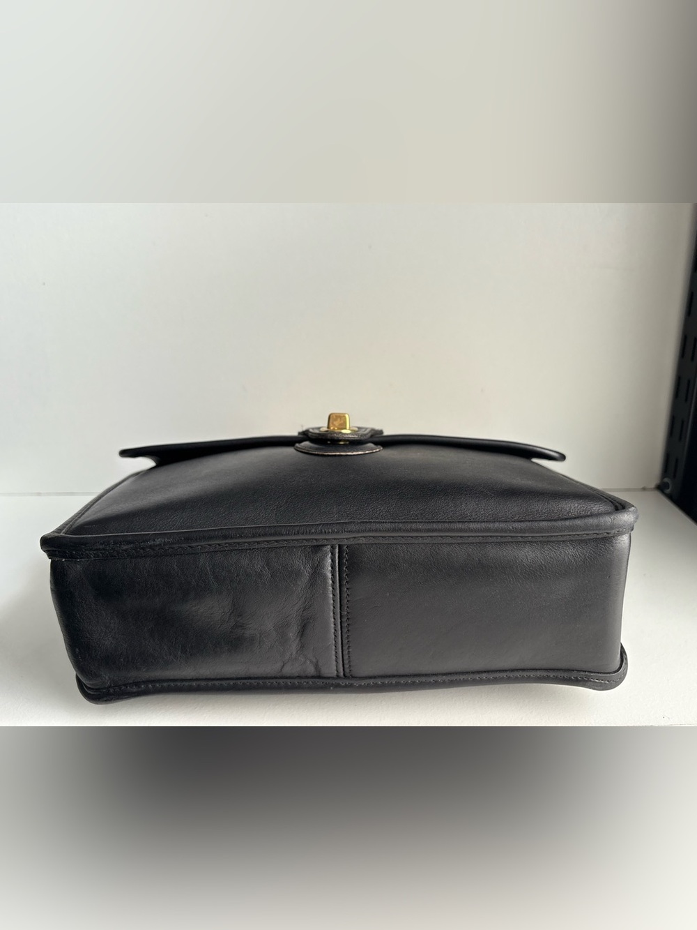 Coach Black Cat Leather Willis Crossbody Bag - Picture 9 of 16